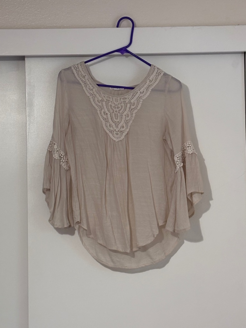 Light Tan Boho Top